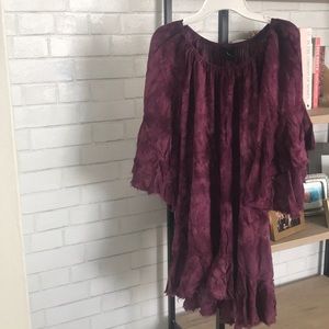 Planet Blue off shoulder dress